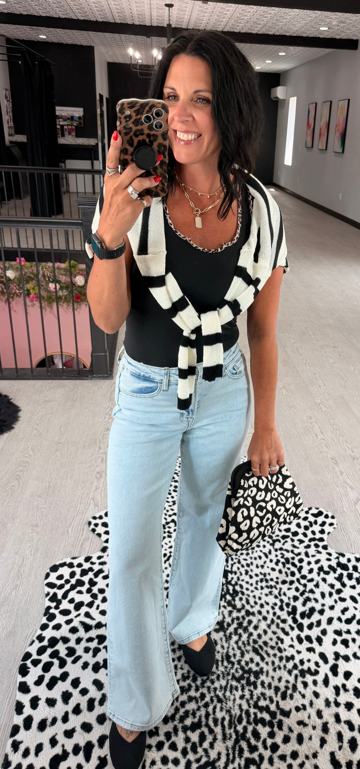 Leopard On The Go Clutch