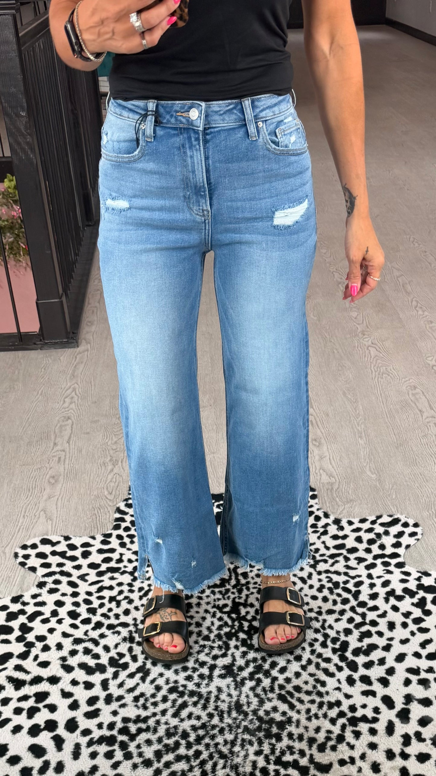 Wide Leg Zenana Crops