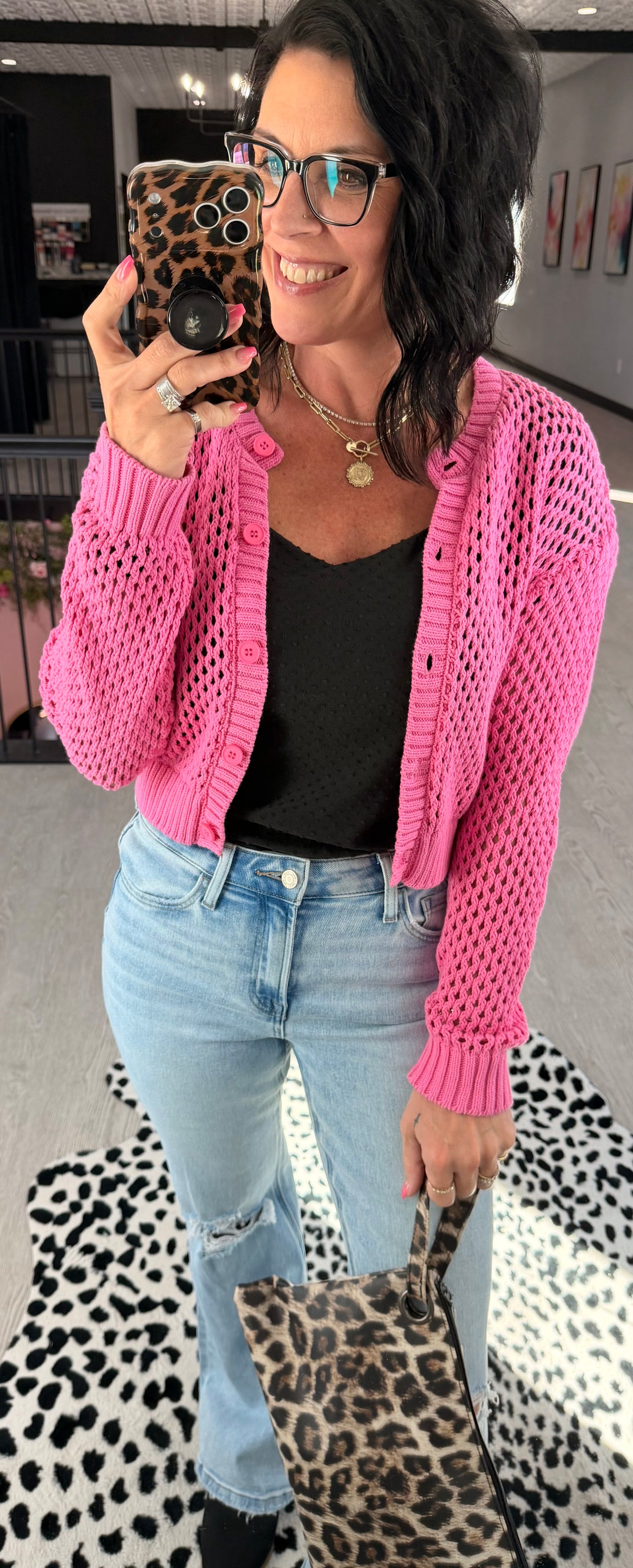 Classy Swiss Dot Top