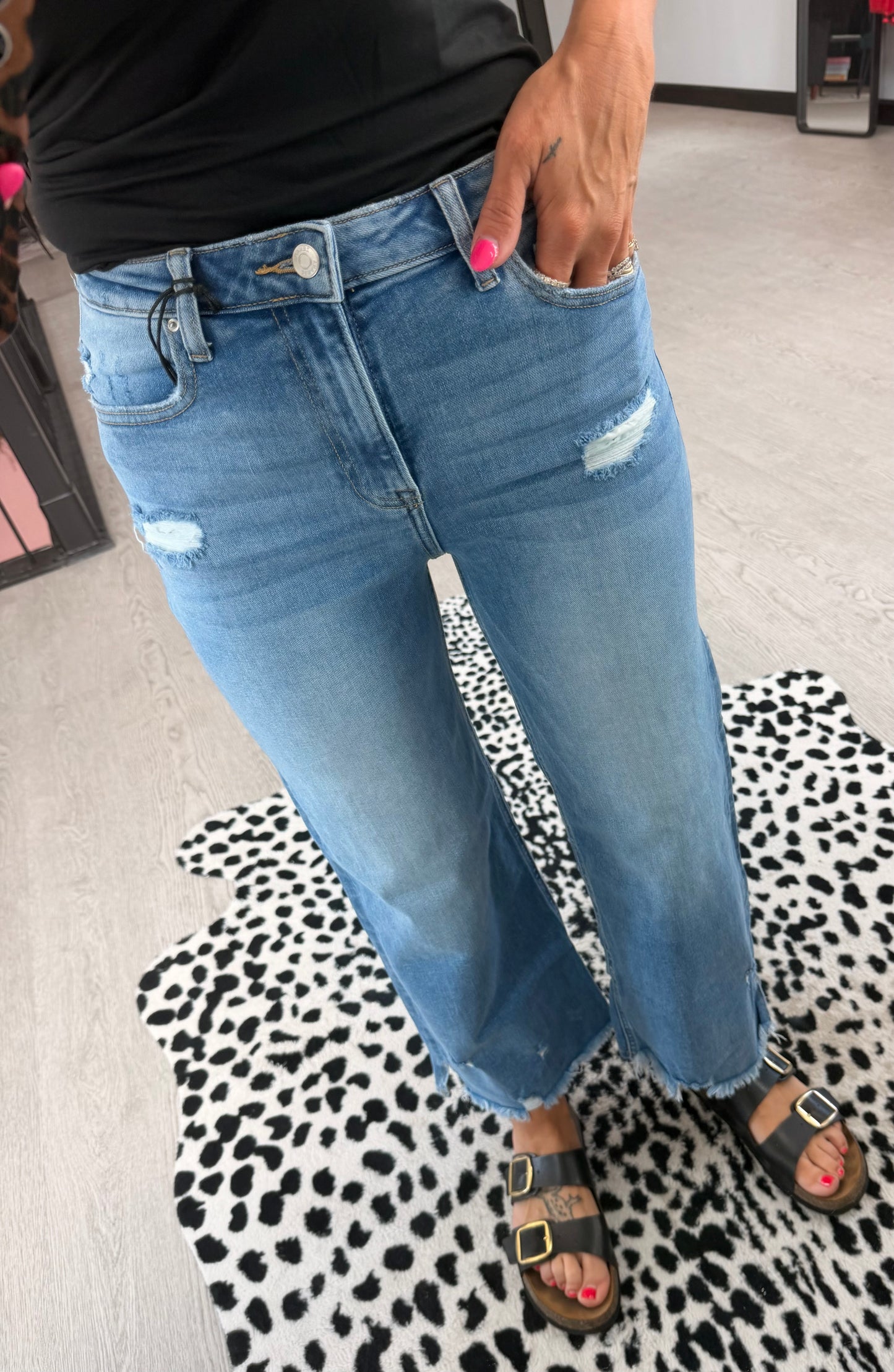 Wide Leg Zenana Crops