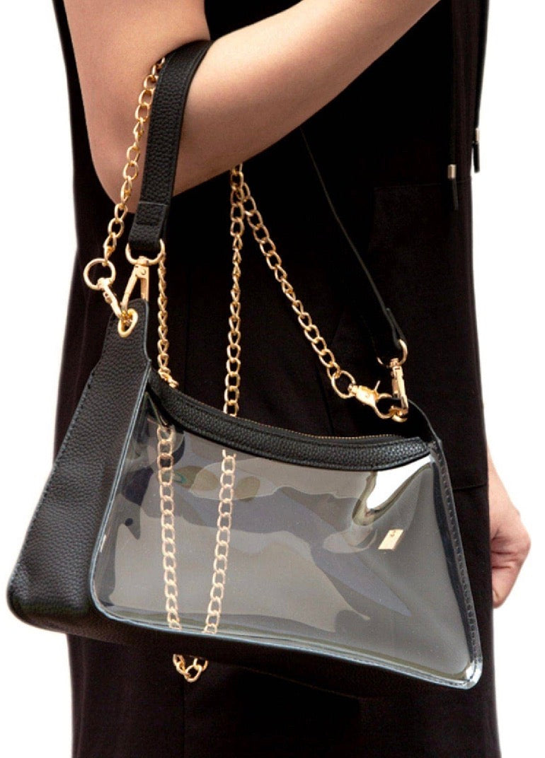 Marilyn Clear Satchel Bag