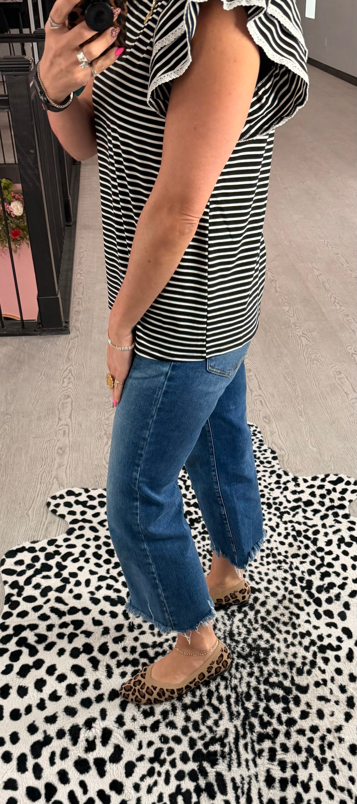 Classy Ruffle Tiered Top