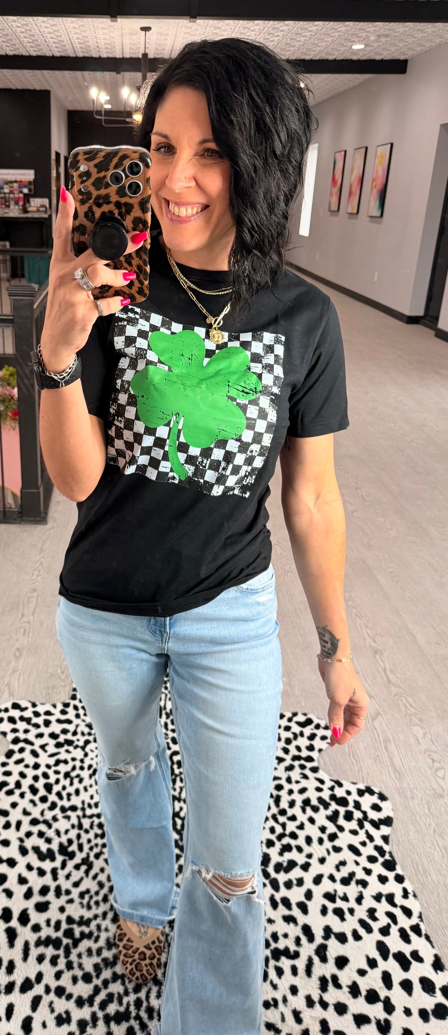 Checkered Shamrock