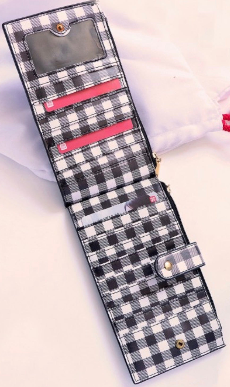 Checkered Wallet