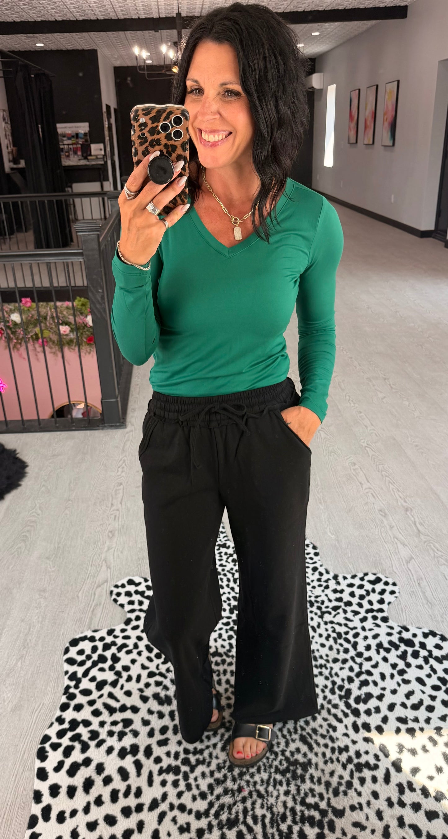 V Neck Layering Top