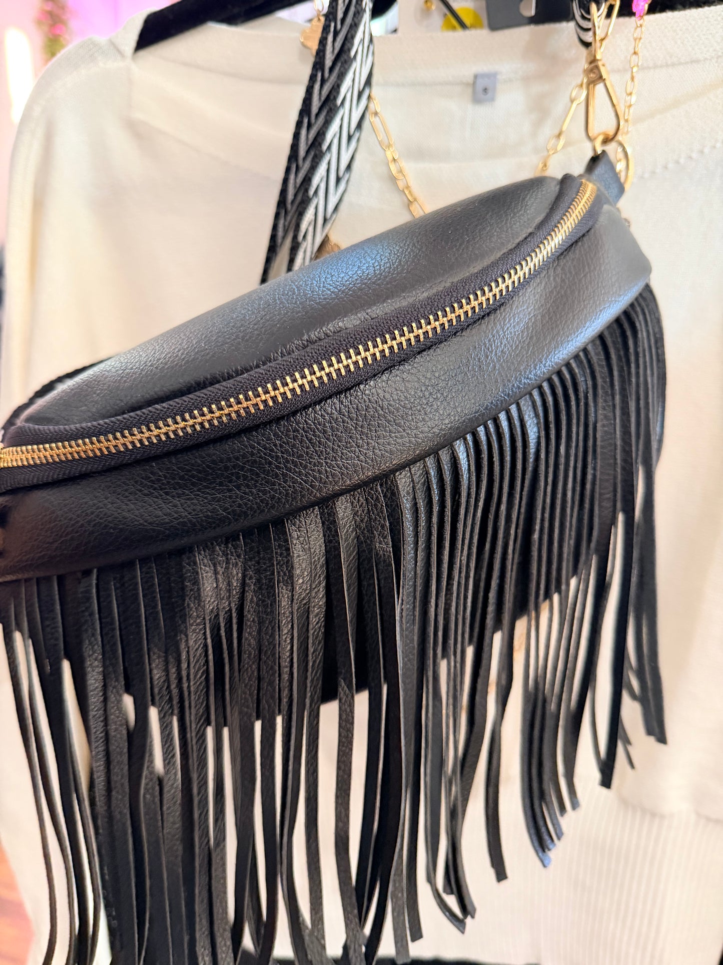 Fringe Crossbody