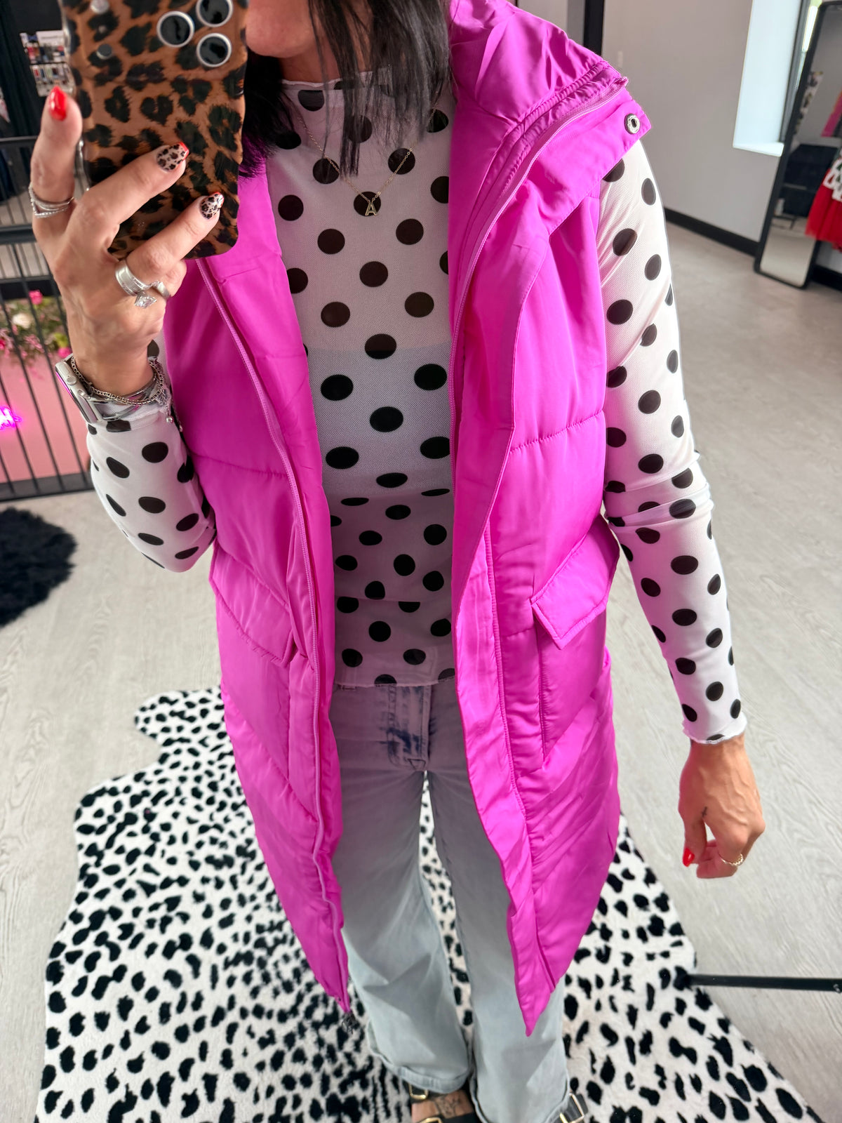Chic Polka Dot Sheer