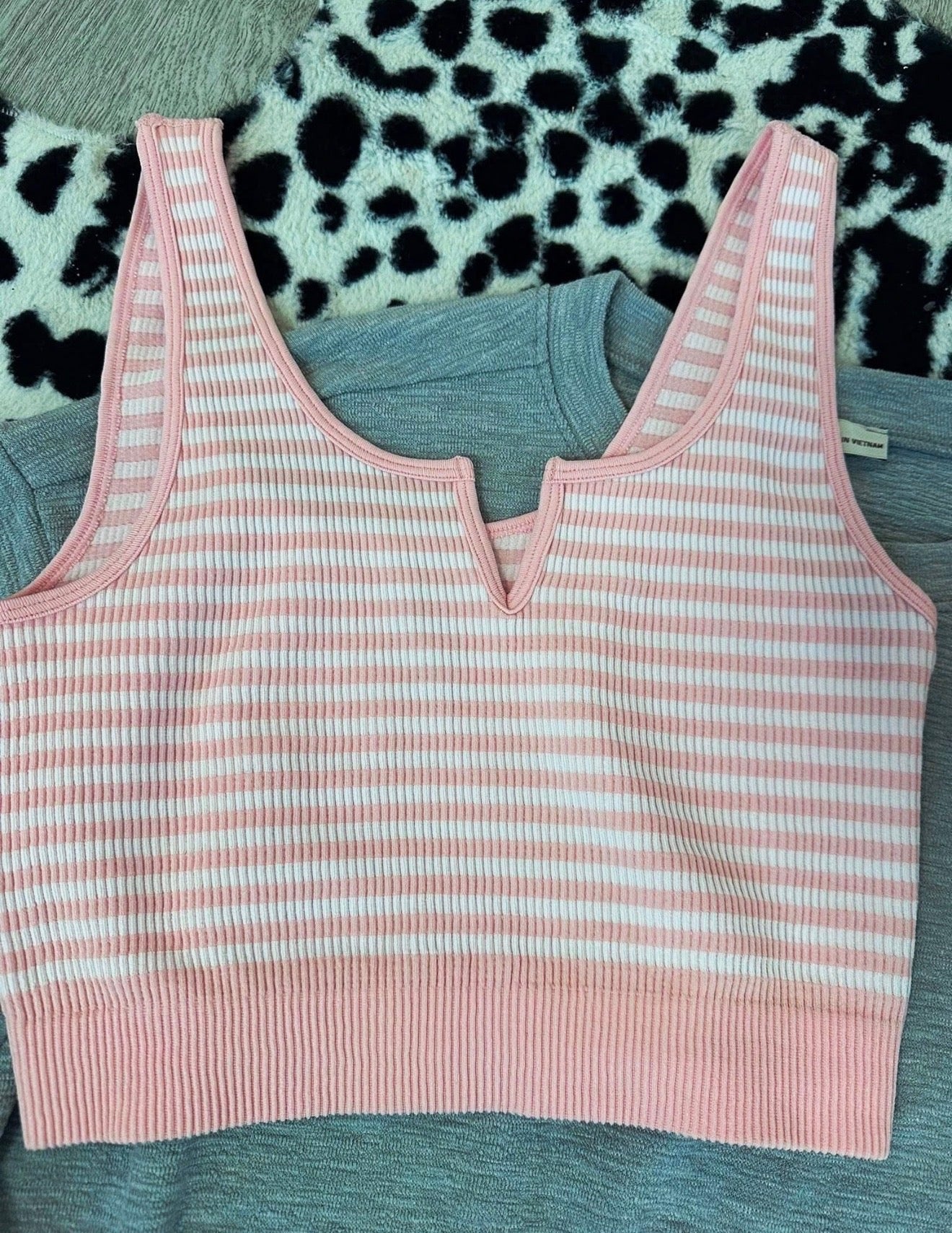 Seamless Striped Bralette
