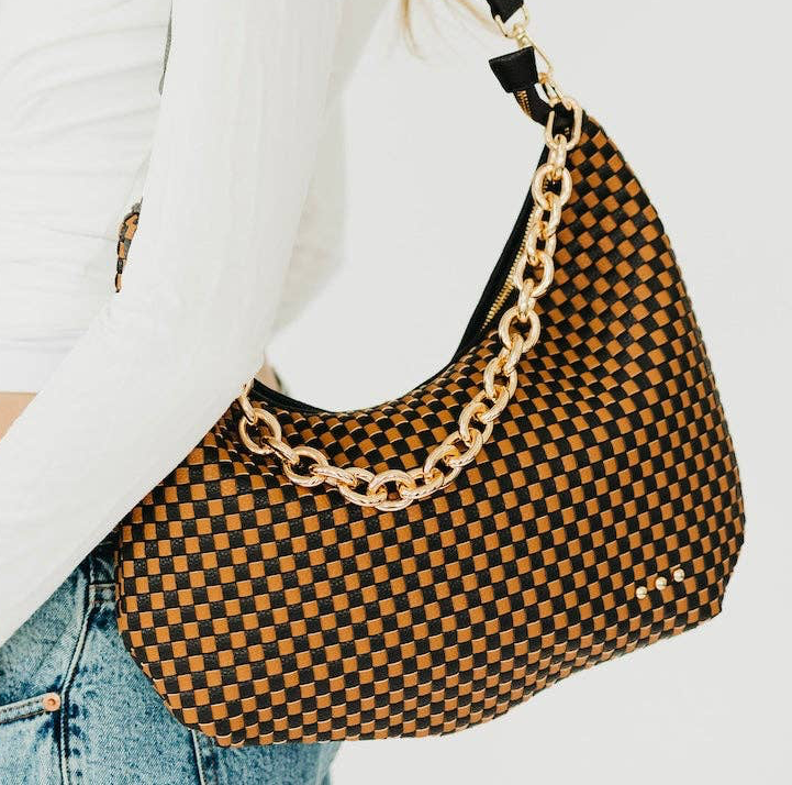 Sienna Slouchy Woven Shoulder Bag
