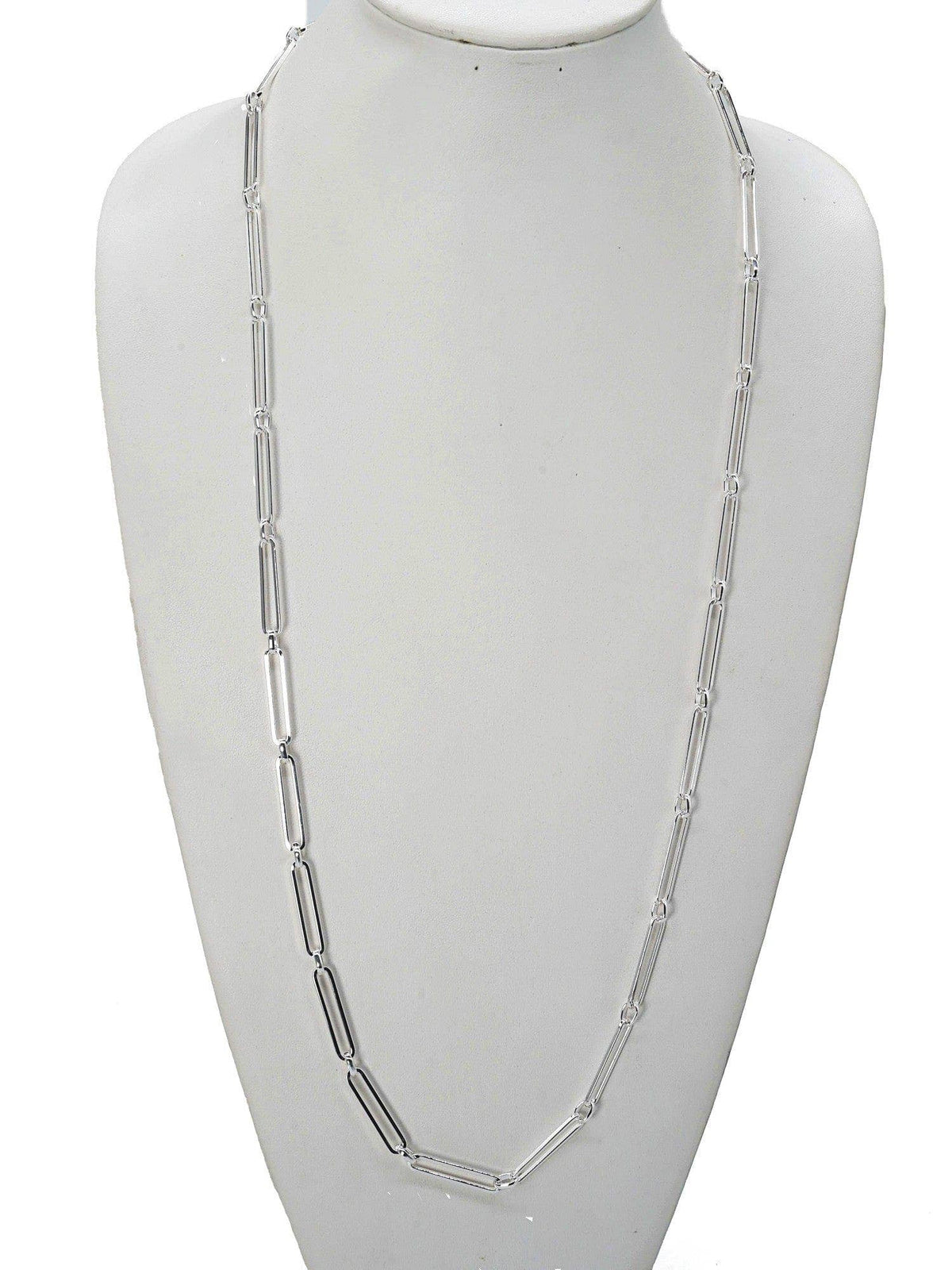 2 Way Oval Chain Toggle Link & Chain Necklace
