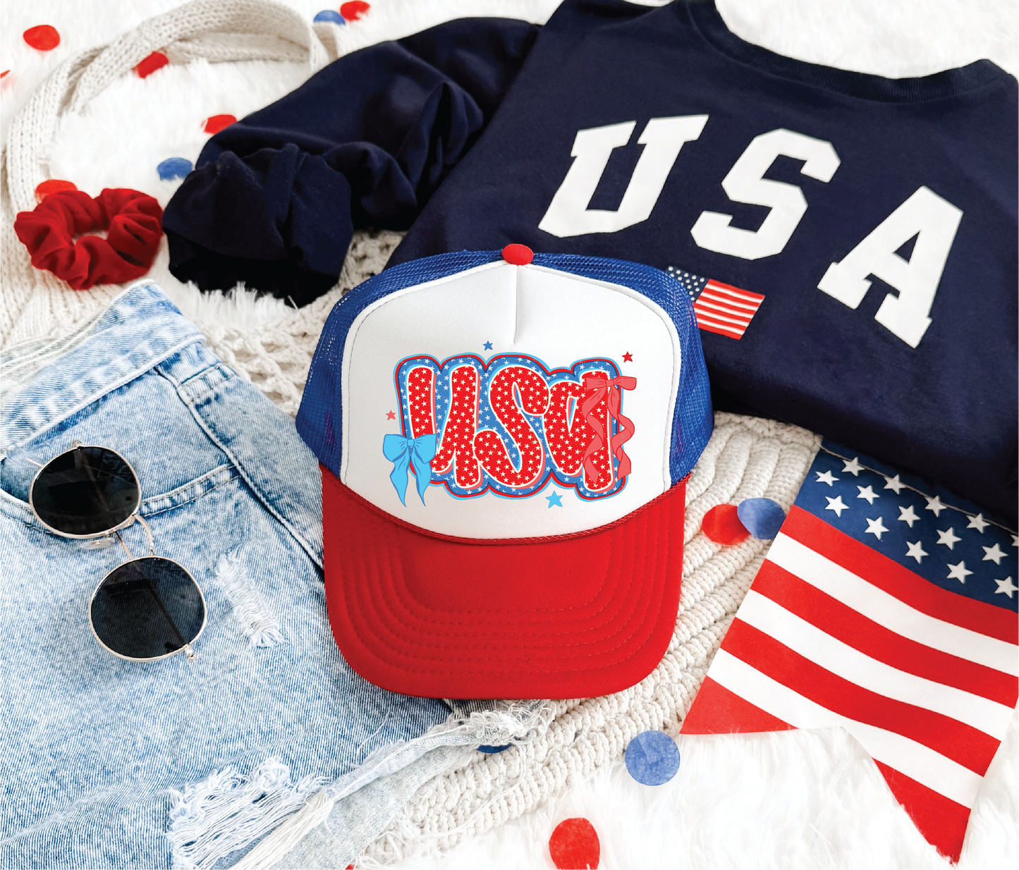 USA Star + Bows